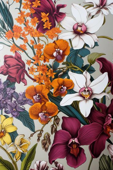 Gorgeous floral wallpaper