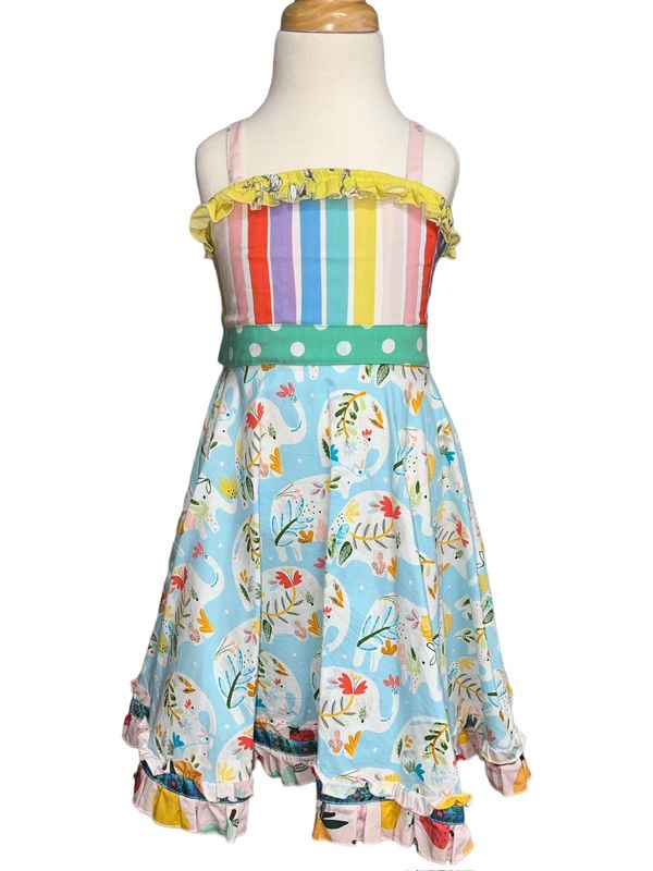 Robe Matilda Jane Ellie Taille 4, Amaranth/platinum, Sans Manches, Motif Floral
