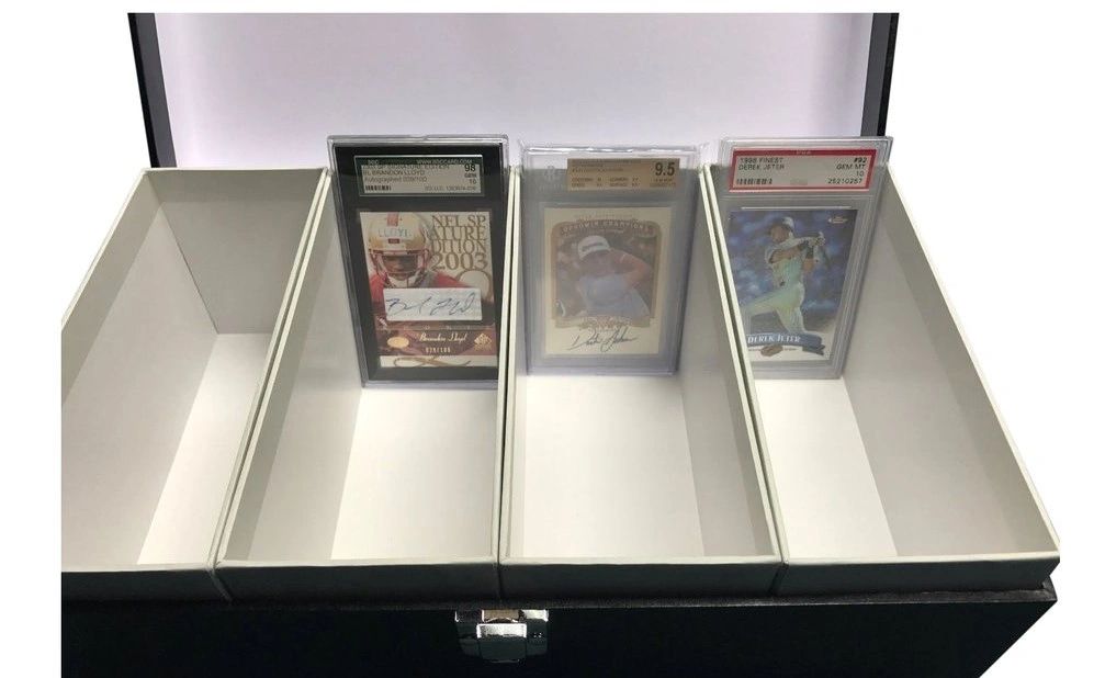 stand for graded cards Graded Card Desktop Stand – Robeck Custom Displays
