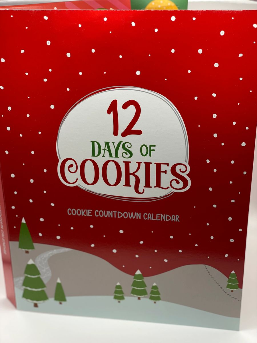 12 days of Christmas cookies advent calendar
