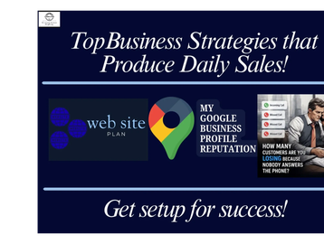 Business strategies for daily sales and success.