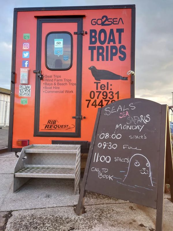The little orange hut meeting place Ramsgate Royal Habour Go2sea Kent