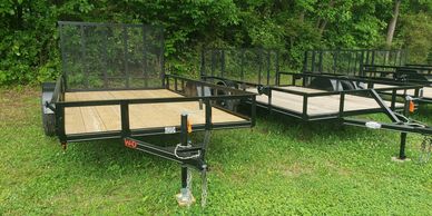 single axle utility trailer