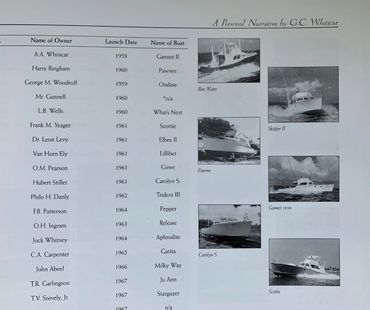 Curt Whiticar, boats, custom boats, G. C. Whiticar, boat builder, personal narrative