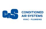 Logo of Conditioned Air Systems HVAC and plumbing company.