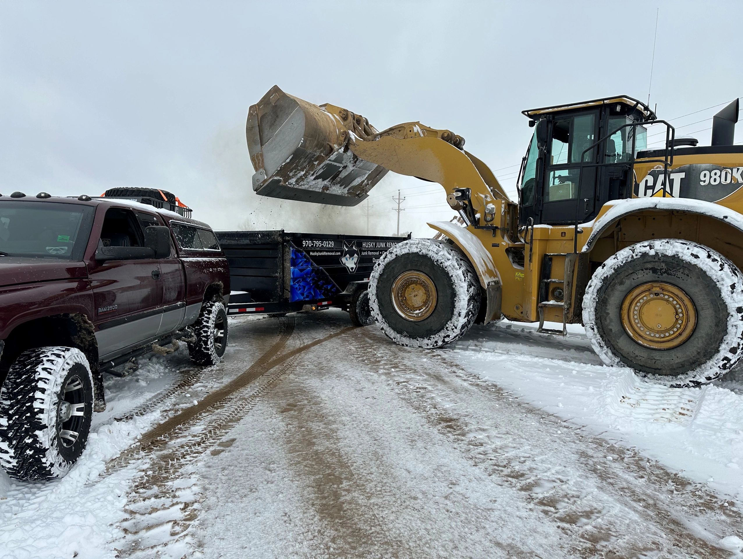 hauling services noco norco northern colorado materials hauling husky junk removal haul materials
