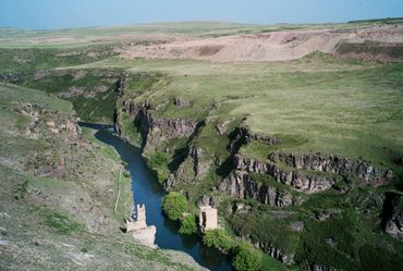 Old Armenian city of Ani, Province of Kars, Turkey, May 2012