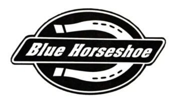 Blue Horseshoe Tattoo