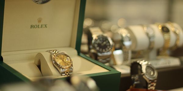 Watches on display