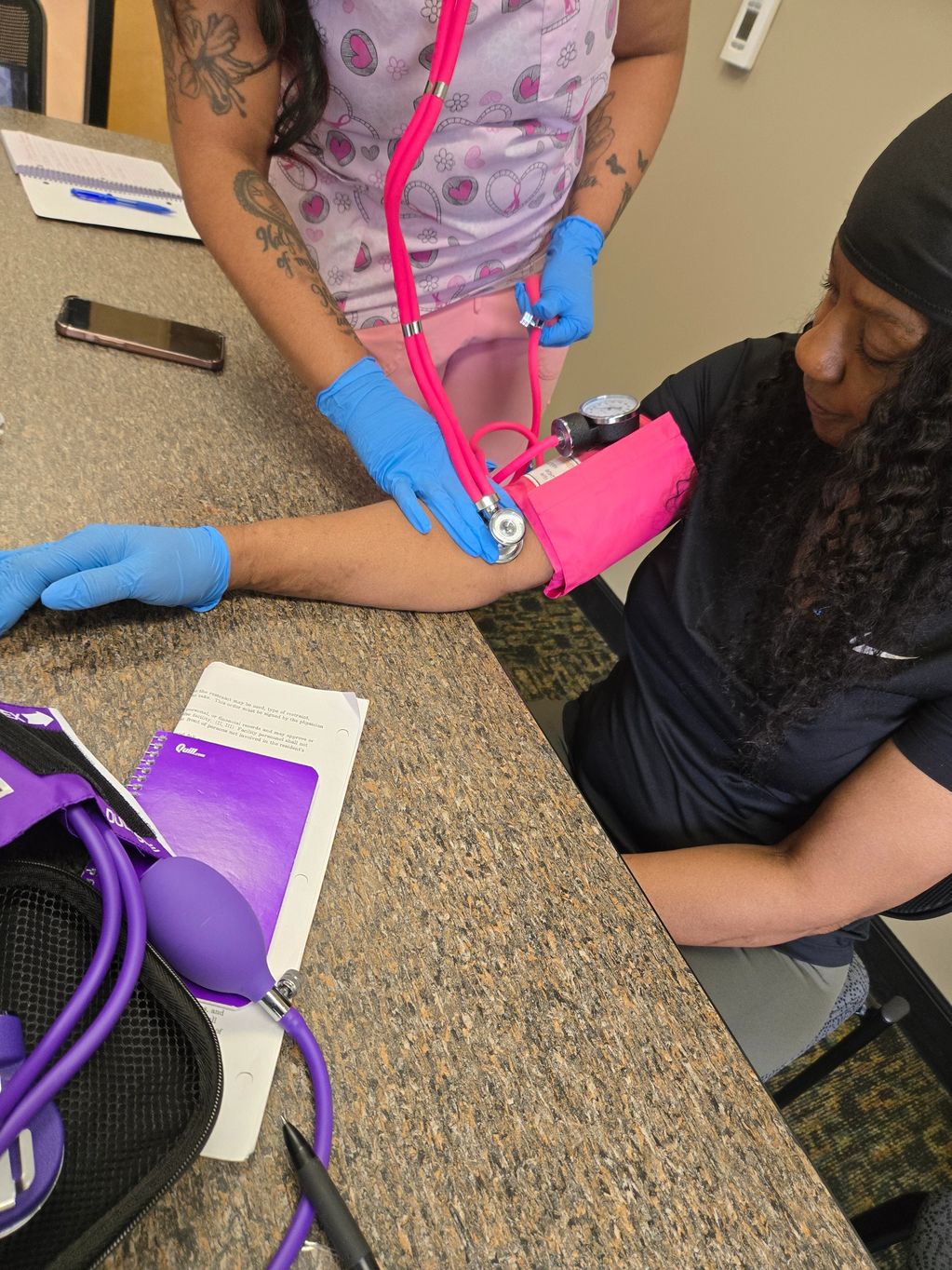 With Louise's Caring Hands, we can provide blood preseure checks along with medication setup for our