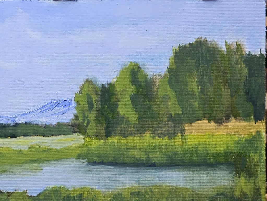 #1002
Instant Peak, Oil, 9" x 12"
