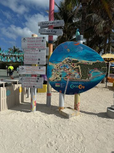 map and overview of Coco Kay Bahamas