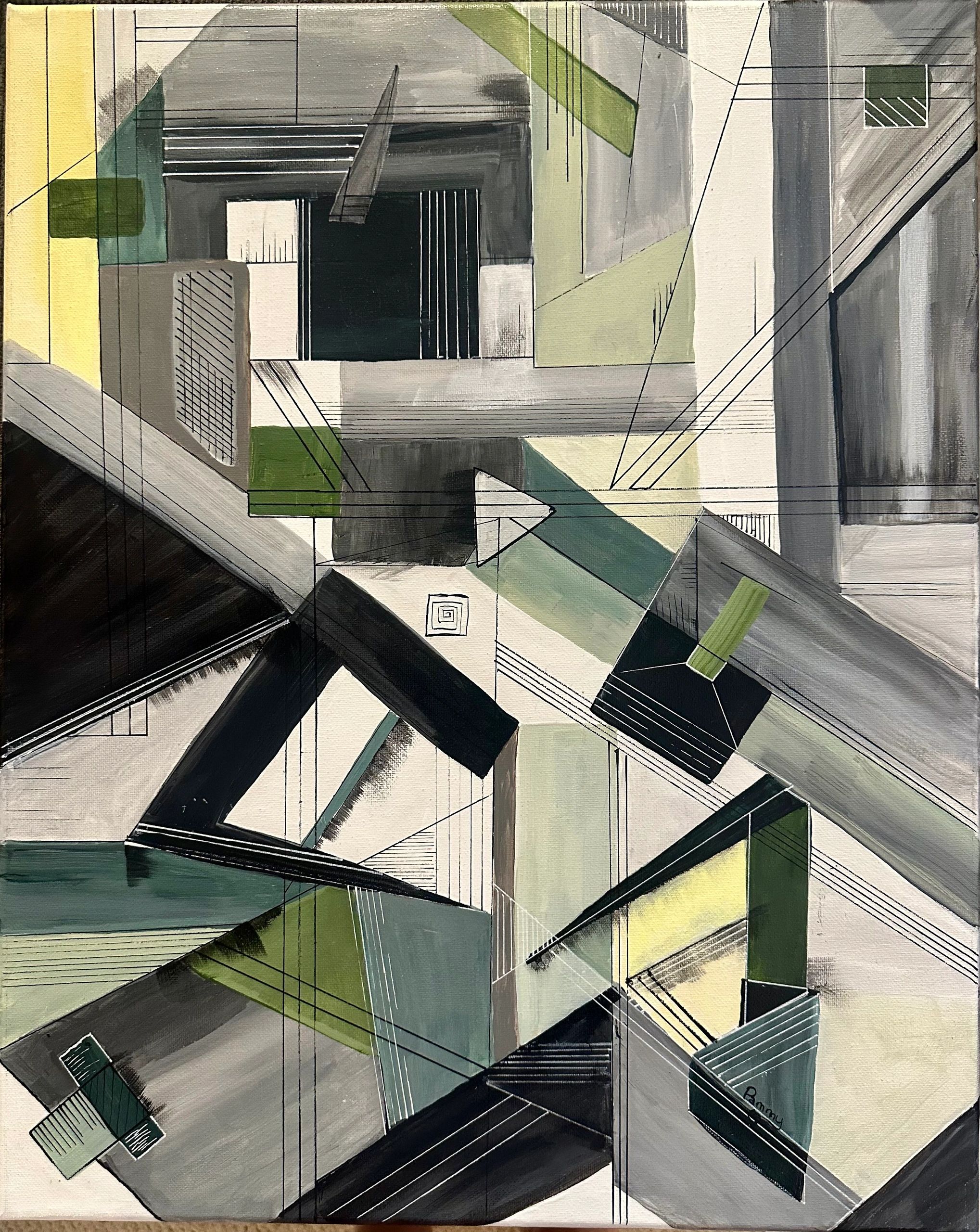 16x20 regular canvas $320