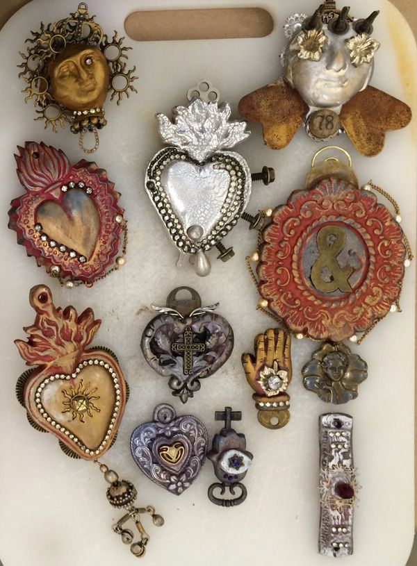 Clay jewelry & Pendants