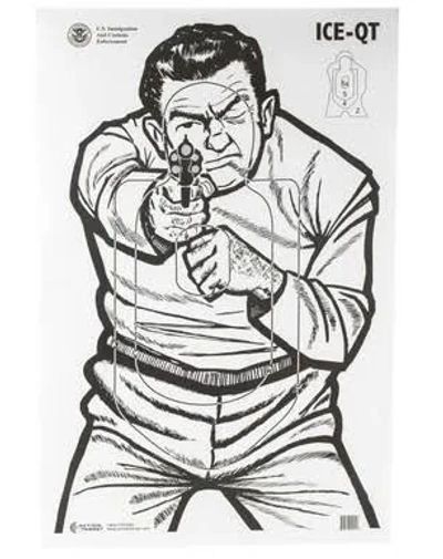 ICE-QT paper shooting target
