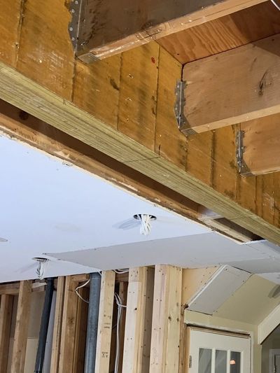 Load bearing wall removal and install of triple LVL beams, Pensacola Fl.