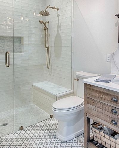 Shower remodel in Pace Florida 