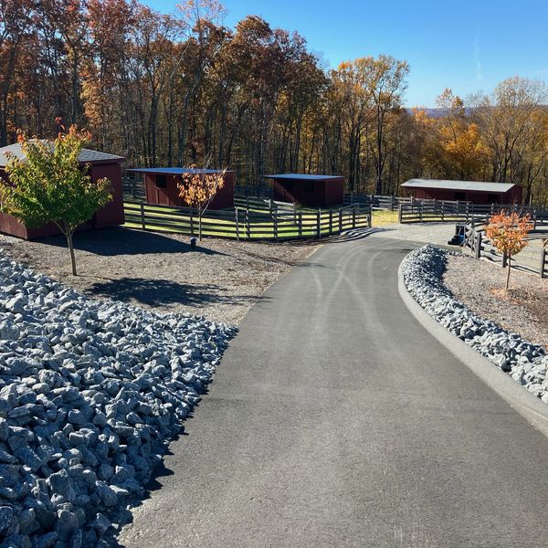 Golden Sunset Farm view of Horse boarding area