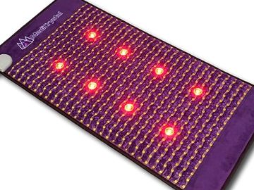 MediCrystal Far Infrared Amethyst Mat 8 Photon Red NIR MIR Lights Magnets - Bio Stimulation