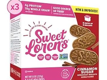 Sweet Loren's Vegan Breakfast Biscuits | Cinnamon Sugar |