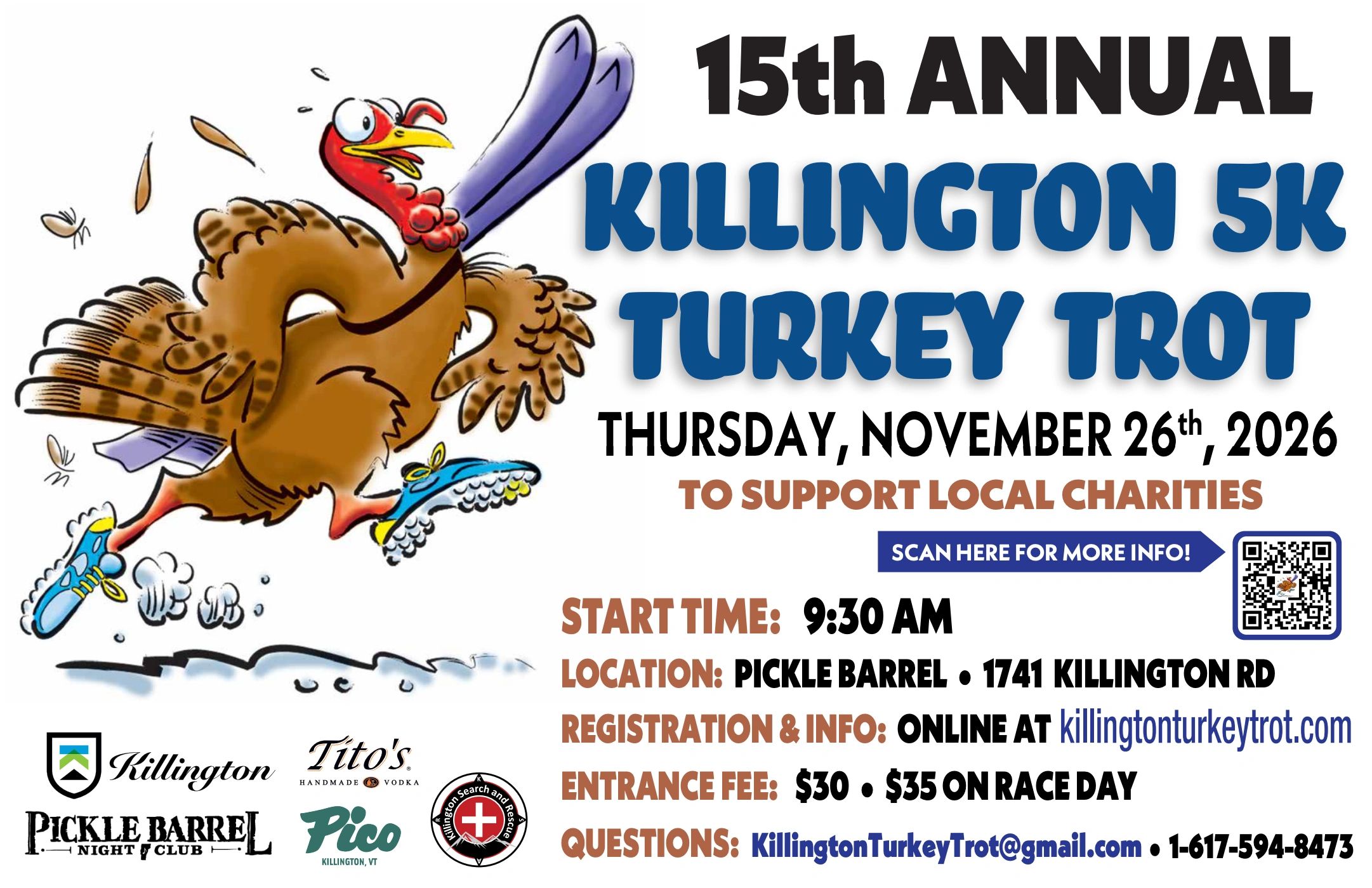 Killington Turkey Trot - Killington 5K Turkey Trot