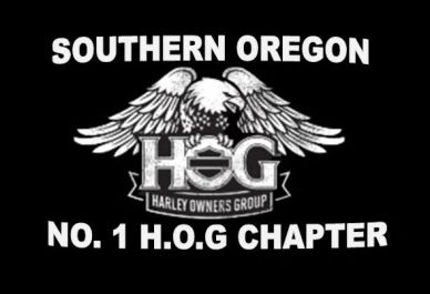 Logo of Southern Oregon Harley Owners Group, No. 1 chapter.