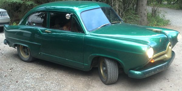 1952 Henry J, 3800 Buick, 700 r4, S10 suspension, BF Goodrich. 