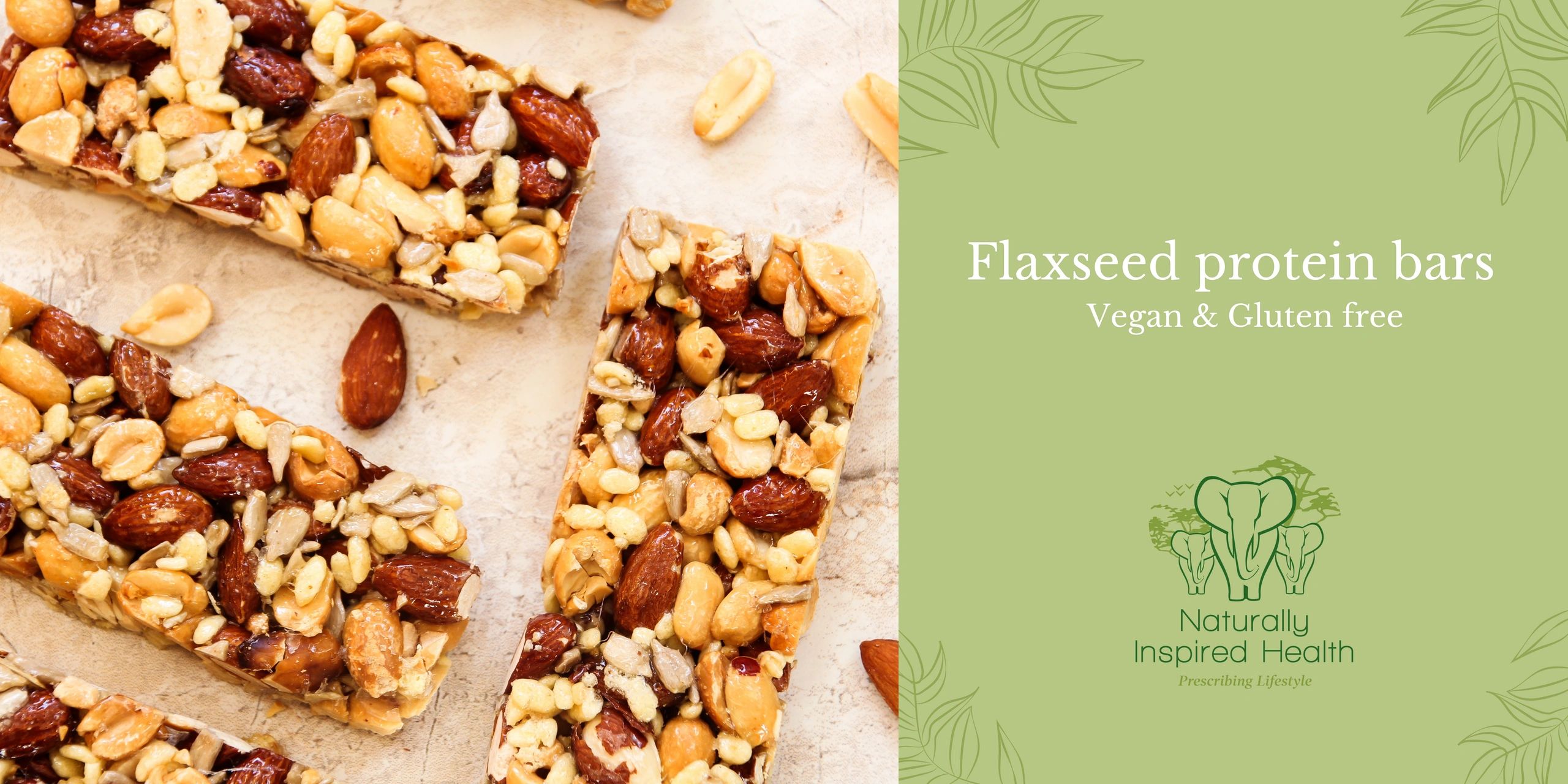 Flaxseed protein bars
