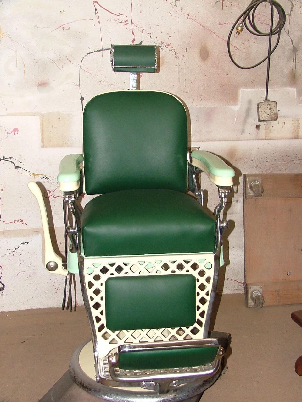 Antique Barber Chair Restored