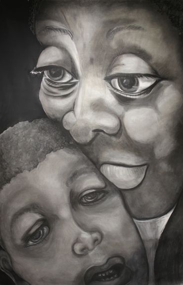 Grandmother and Child, 5'x8'