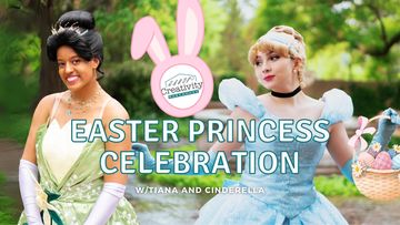 Princesses, Easter, Basket, bunny