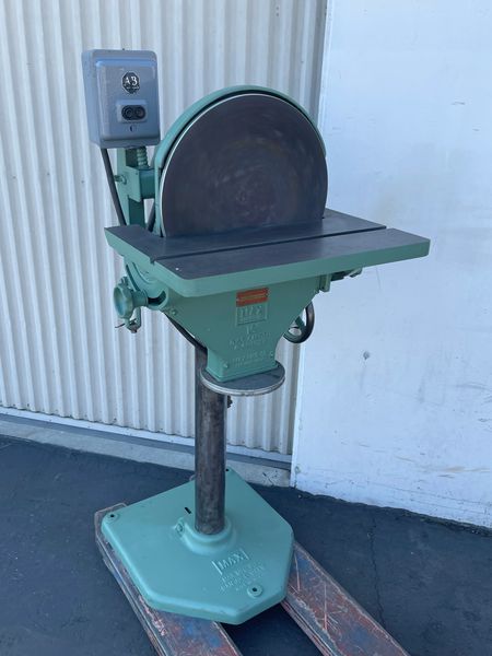 MAX UNIVERSAL 16” DISC SANDER & GRINDER 1/2HP 208-220/440V 3PH