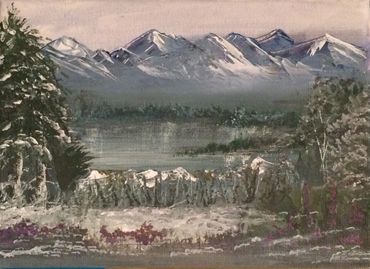 Mountain scene 
