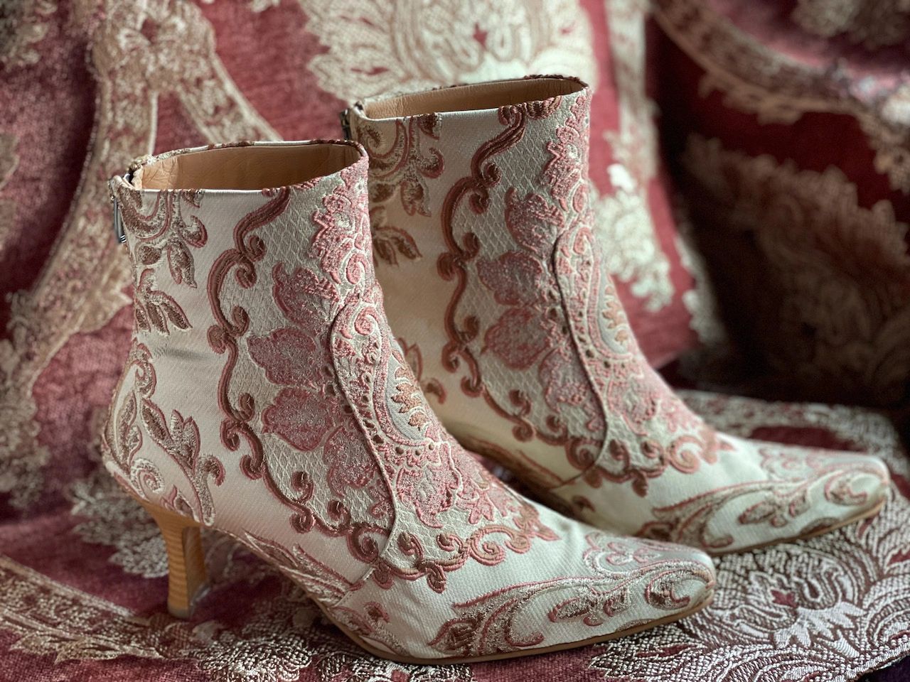 Walk in Beauty Tapestry Boots by Colette Home