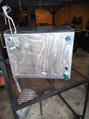 airboat engine sand blasted