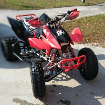 customized four wheeler 450xr