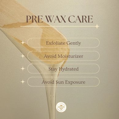 Tips for pre-wax skin care.
