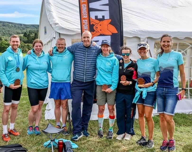Triathlon coaching athlete members and OC Squad