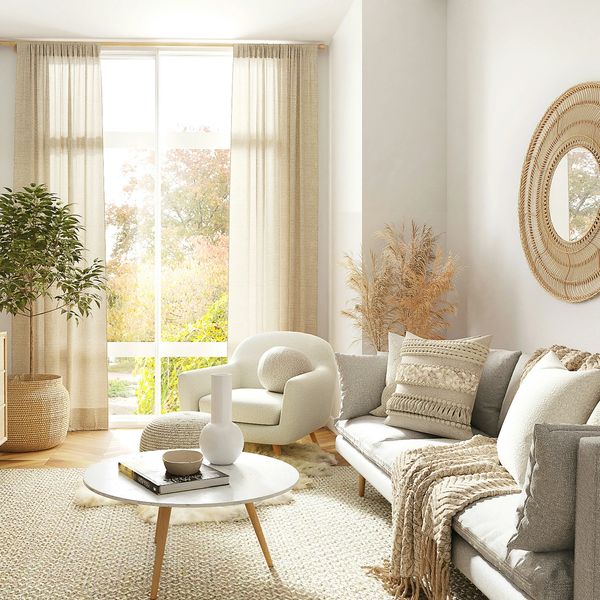Cozy living room in San Luis Obispo with natural light and neutral tones.