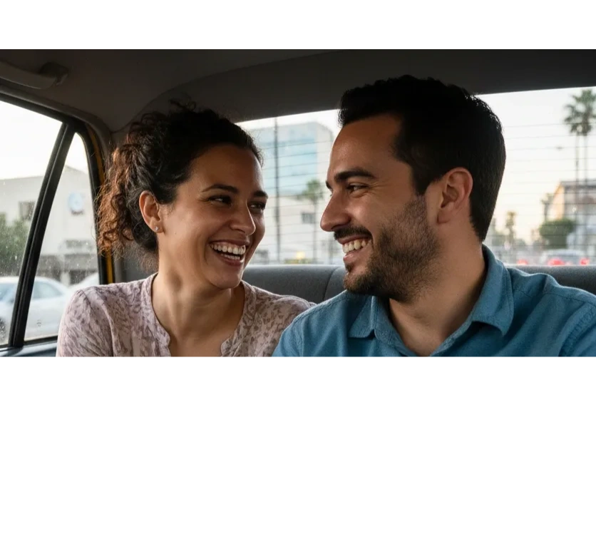 A couple spending time together