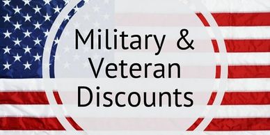 Military and veteran discounts available.