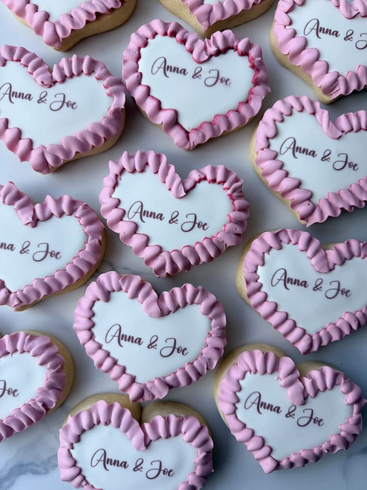 Bespoke Wedding Cookies 
