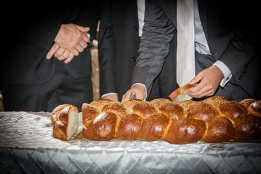 Challah is a Jewish bread typically eaten on ceremonial occasions such as Shabbat & Jewish holidays