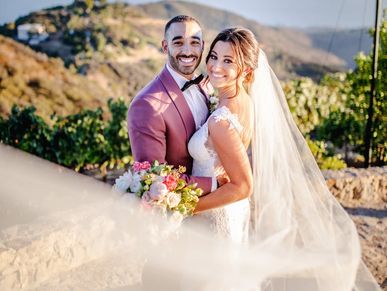 Malibu Solstice Vineyards, Malibu wedding venue with ocean views. Italian Villa style