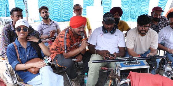 Director Tajinder Singh Preet (Video Engineer) at Music Video Shoot of Labh heera.