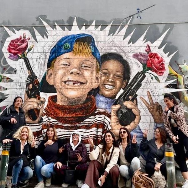 Group of people having fun