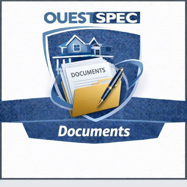 Logo featuring a house, documents, and a pen with 'Documents' text.