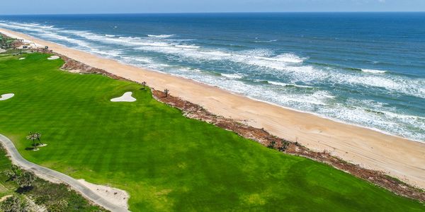 Drone Image of Jack Nicklaus Oceanfront Golf Course