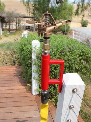 side  mounted  hurricane 270 wildfire sprinkler by code3 water