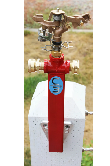 side  mounted hurricane 80 wildfire sprinkler by code3 water